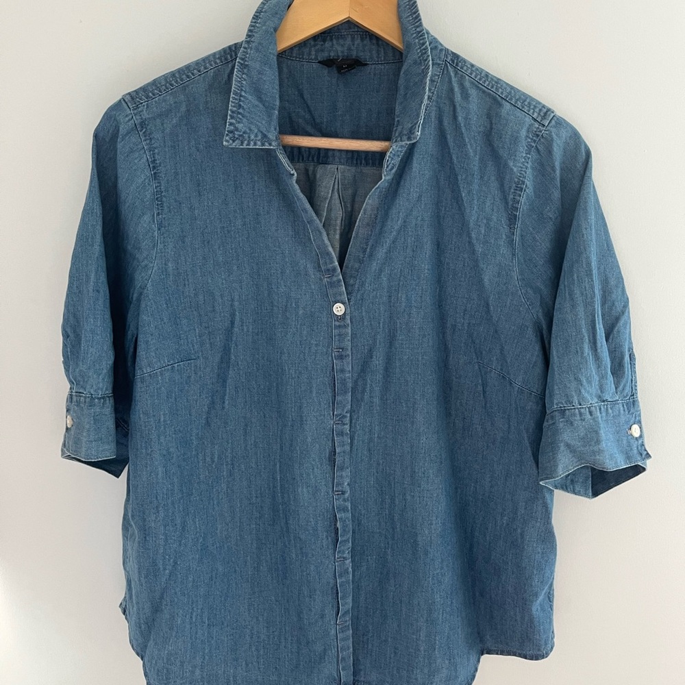 J.Crew Button-up Chambray Shirt